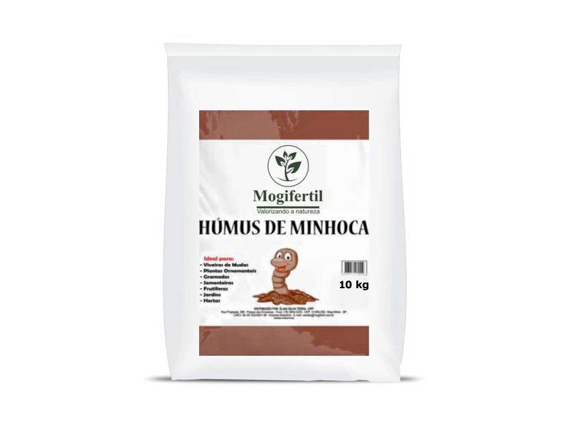 Húmus de Minhoca (Mogi Fértil) - 10 kg